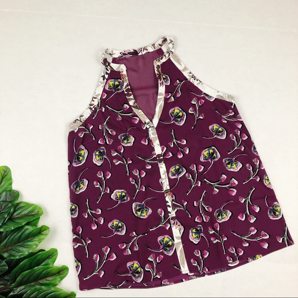 NWT C&E Floral Print Tank